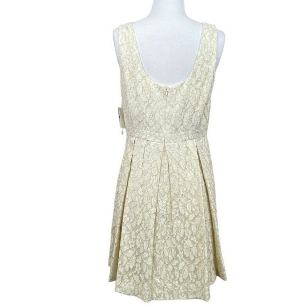 Aiden by Aiden Mattox Dress Size 12 NWT Ivory - Picture 4 of 7
